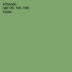 #7DA56C - Fern Color Image