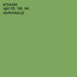#7DA65E - Asparagus Color Image