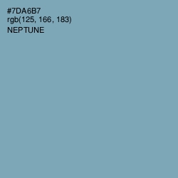 #7DA6B7 - Neptune Color Image