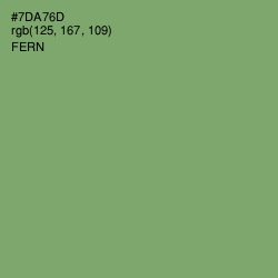 #7DA76D - Fern Color Image