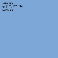 #7DA7D6 - Danube Color Image