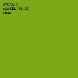 #7DA817 - Lima Color Image