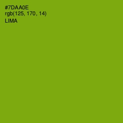 #7DAA0E - Lima Color Image