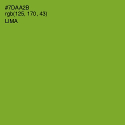 #7DAA2B - Lima Color Image