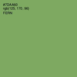 #7DAA60 - Fern Color Image