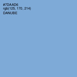 #7DAAD6 - Danube Color Image