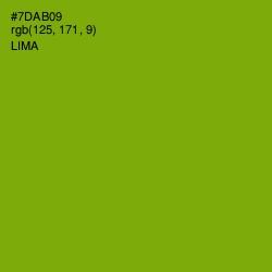 #7DAB09 - Lima Color Image