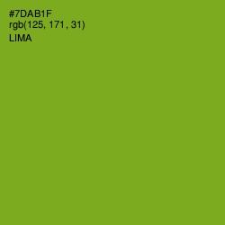 #7DAB1F - Lima Color Image