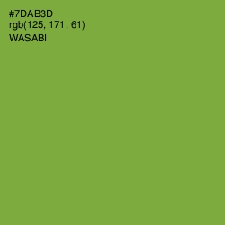 #7DAB3D - Wasabi Color Image