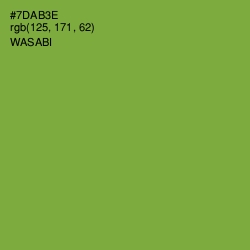 #7DAB3E - Wasabi Color Image