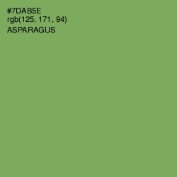 #7DAB5E - Asparagus Color Image