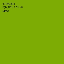 #7DAD04 - Lima Color Image