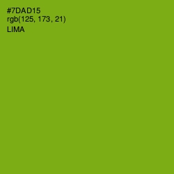 #7DAD15 - Lima Color Image