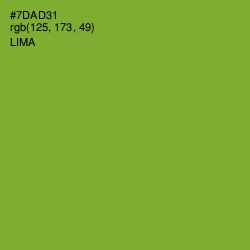 #7DAD31 - Lima Color Image