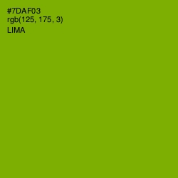 #7DAF03 - Lima Color Image