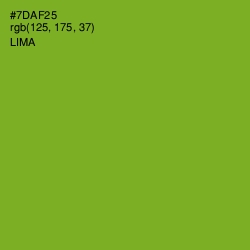 #7DAF25 - Lima Color Image