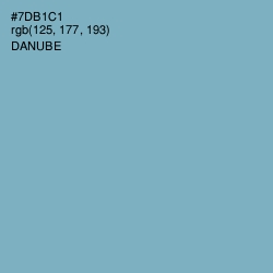 #7DB1C1 - Danube Color Image