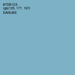 #7DB1C5 - Danube Color Image