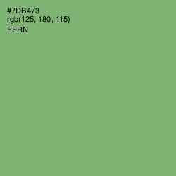 #7DB473 - Fern Color Image