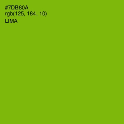 #7DB80A - Lima Color Image