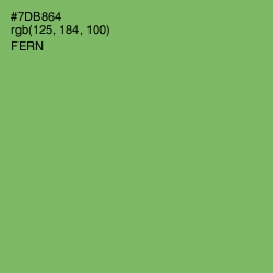 #7DB864 - Fern Color Image