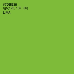 #7DBB38 - Lima Color Image