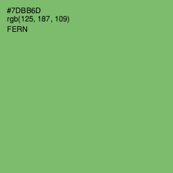 #7DBB6D - Fern Color Image