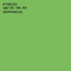 #7DBC5D - Asparagus Color Image