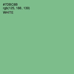 #7DBC8B - Bay Leaf Color Image