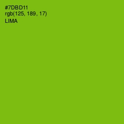 #7DBD11 - Lima Color Image