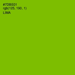 #7DBE01 - Lima Color Image