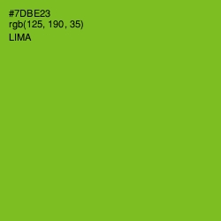 #7DBE23 - Lima Color Image