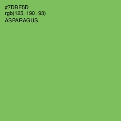 #7DBE5D - Asparagus Color Image