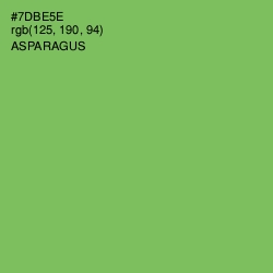 #7DBE5E - Asparagus Color Image
