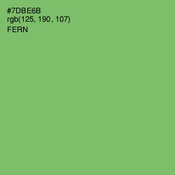 #7DBE6B - Fern Color Image