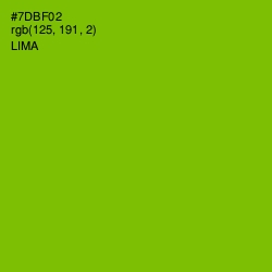 #7DBF02 - Lima Color Image