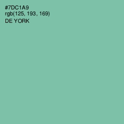 #7DC1A9 - De York Color Image