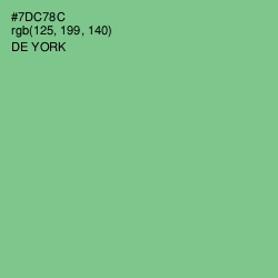 #7DC78C - De York Color Image