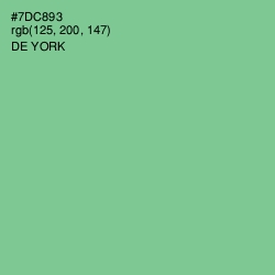 #7DC893 - De York Color Image