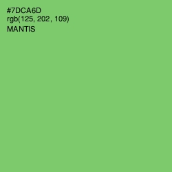 #7DCA6D - Mantis Color Image