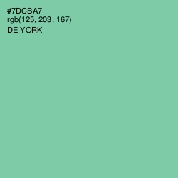 #7DCBA7 - De York Color Image