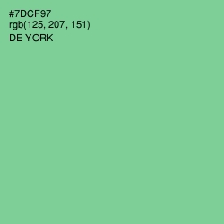 #7DCF97 - De York Color Image
