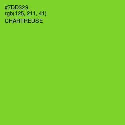 #7DD329 - Chartreuse Color Image