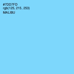 #7DD7FD - Malibu Color Image