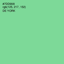 #7DD998 - De York Color Image