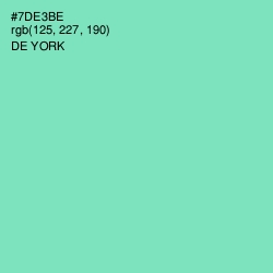 #7DE3BE - De York Color Image