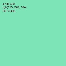 #7DE4B8 - De York Color Image