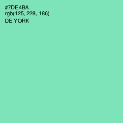 #7DE4BA - De York Color Image