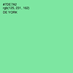 #7DE7A2 - De York Color Image