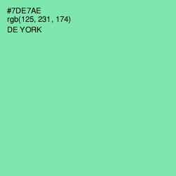 #7DE7AE - De York Color Image